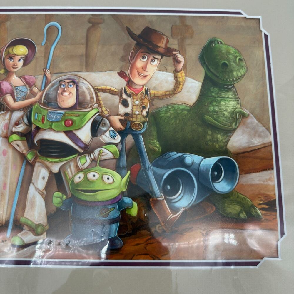 Disney Parks Toy Story 25th Anniversary Art Print By Darren Wilson 14x18 New - Picture 5 of 12